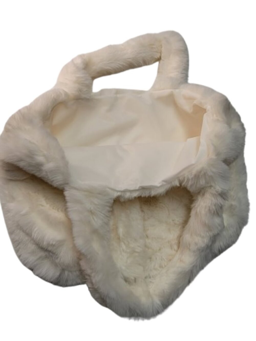 Fluffy Tote Bag for Women Fuzzy Tote Handbag Faux Fur Bag Furry Purse
